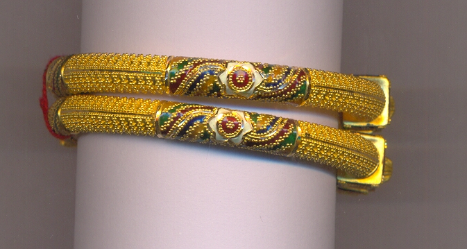 GOLD BANGLE PLAIN FANCY