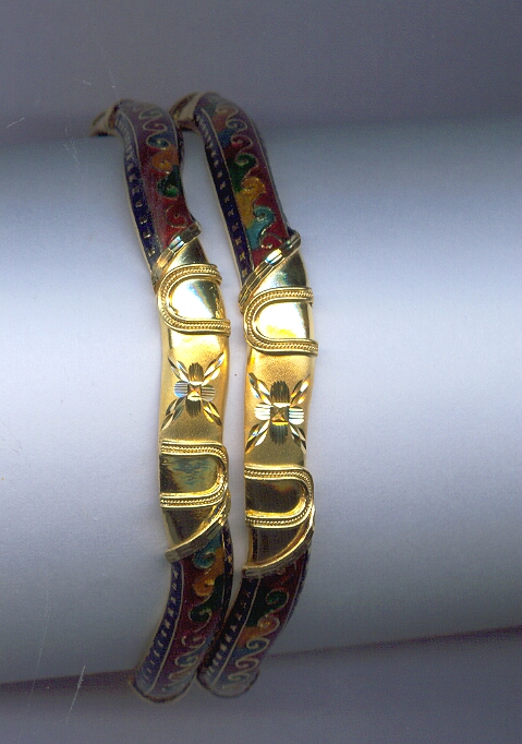 GOLD BANGLE PLAIN FANCY