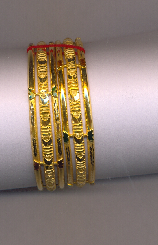 GOLD BANGLE PLAIN FANCY