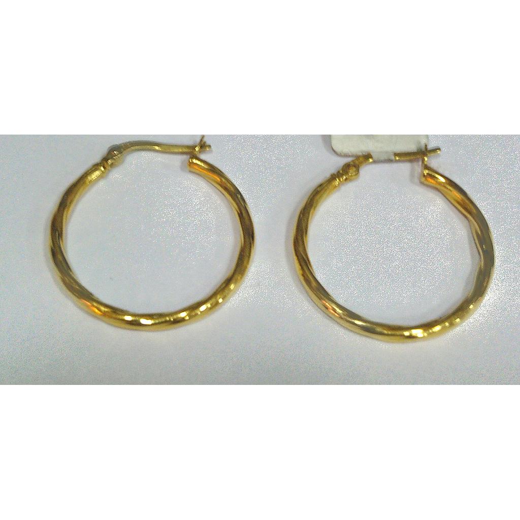 GOLD EARRING PLAIN EXCLUSIVE