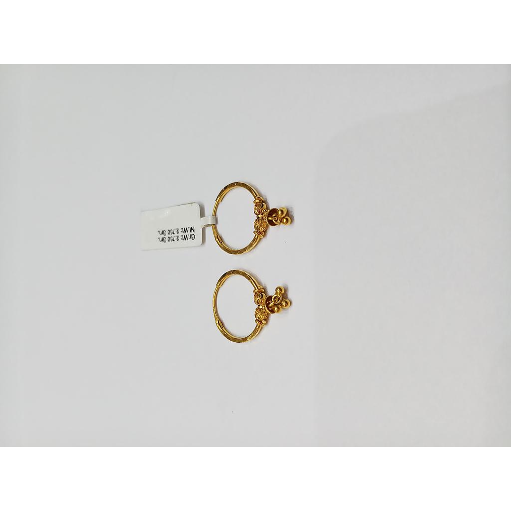 GOLD EARRING PLAIN EXCLUSIVE
