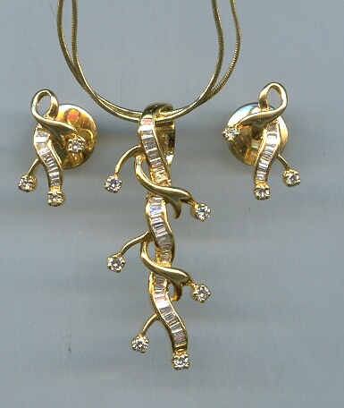 DIAMOND FULL SET PENDENT EXCLUSIVE
