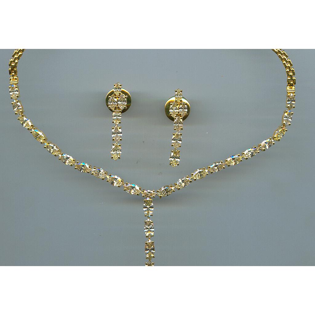 DIAMOND FULL SET PENDENT FANCY