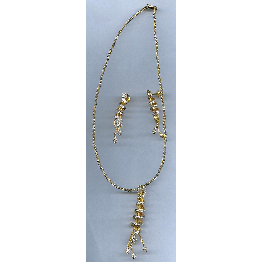 DIAMOND FULL SET PENDENT FANCY