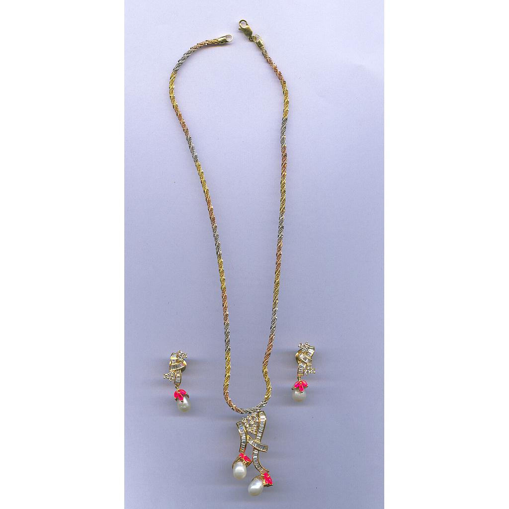 DIAMOND FULL SET PENDENT FANCY
