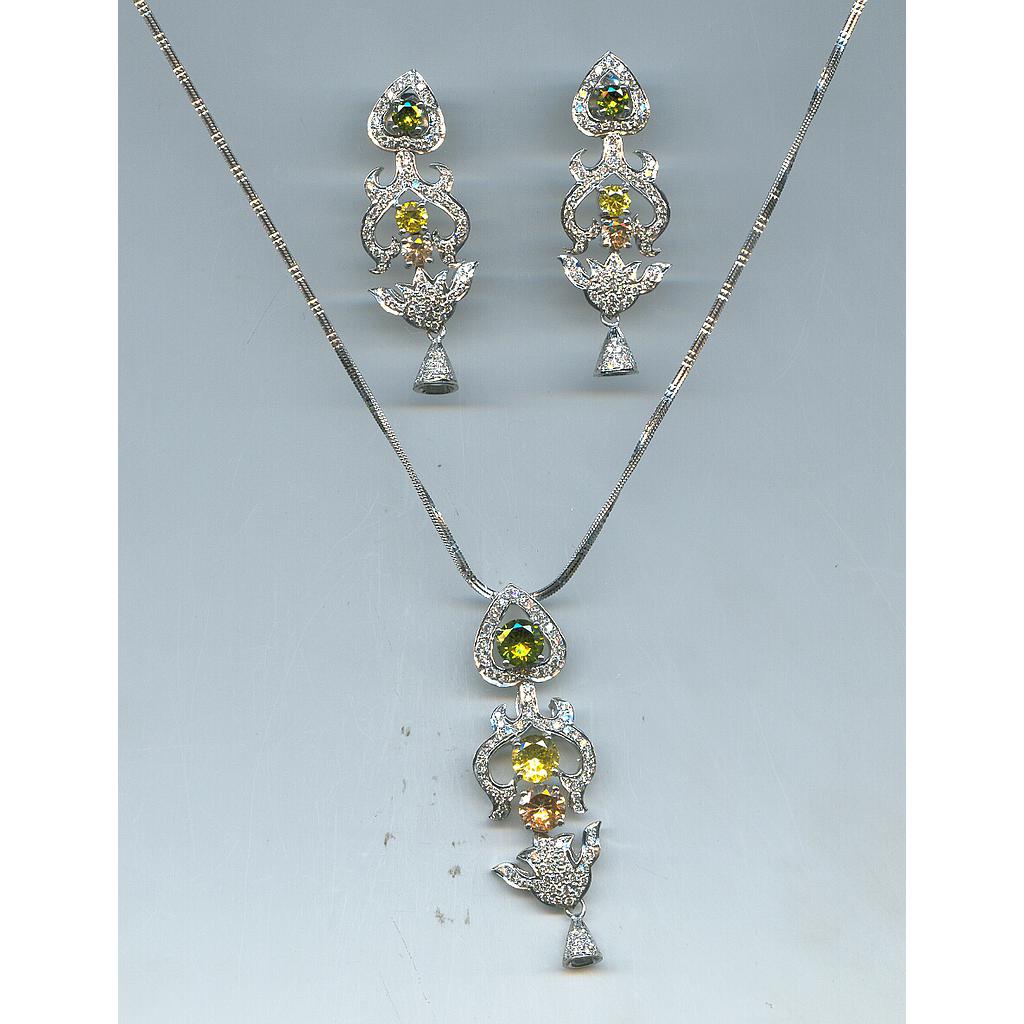 DIAMOND FULL SET PENDENT FANCY