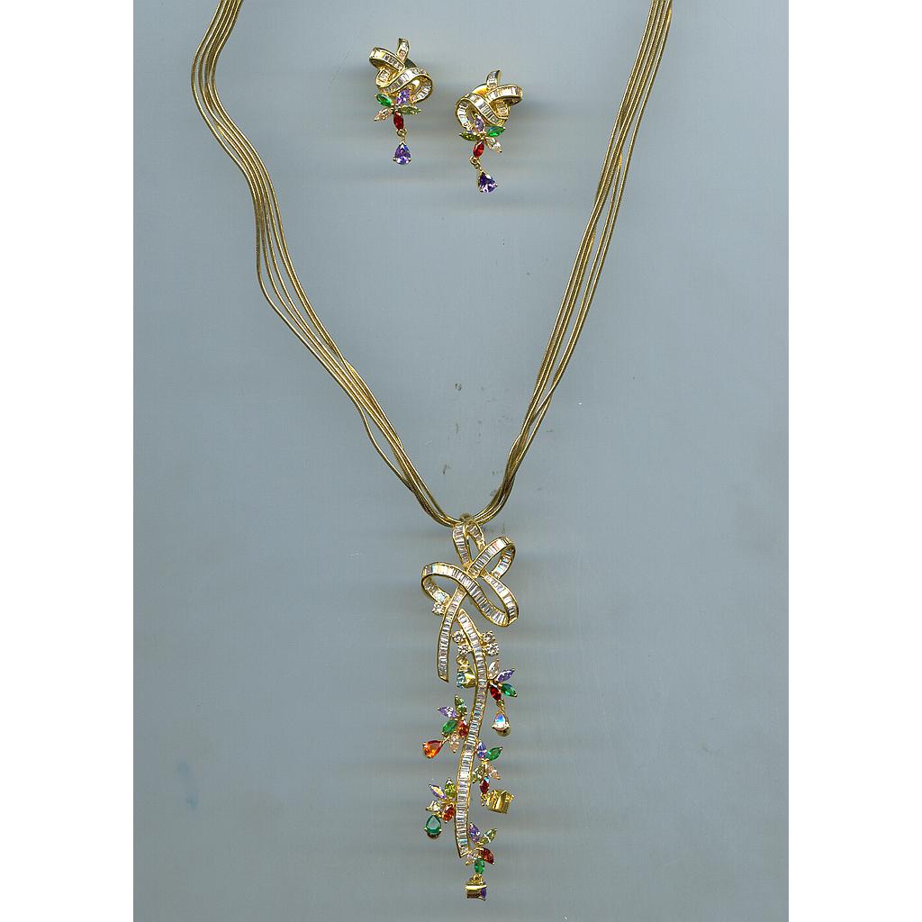 DIAMOND FULL SET PENDENT FANCY
