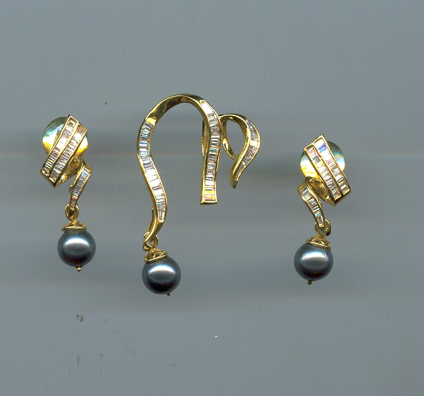 DIAMOND FULL SET PENDENT FANCY