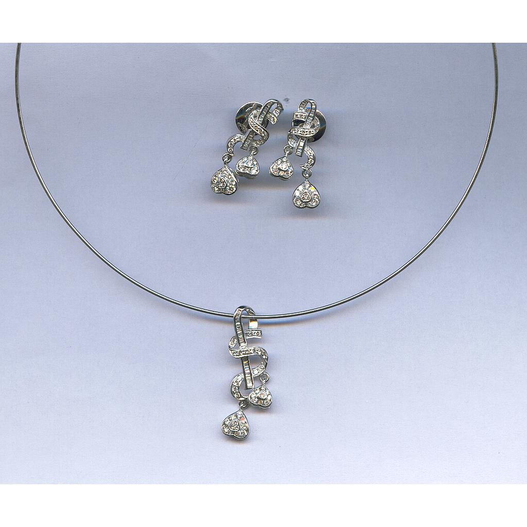 DIAMOND FULL SET PENDENT FANCY