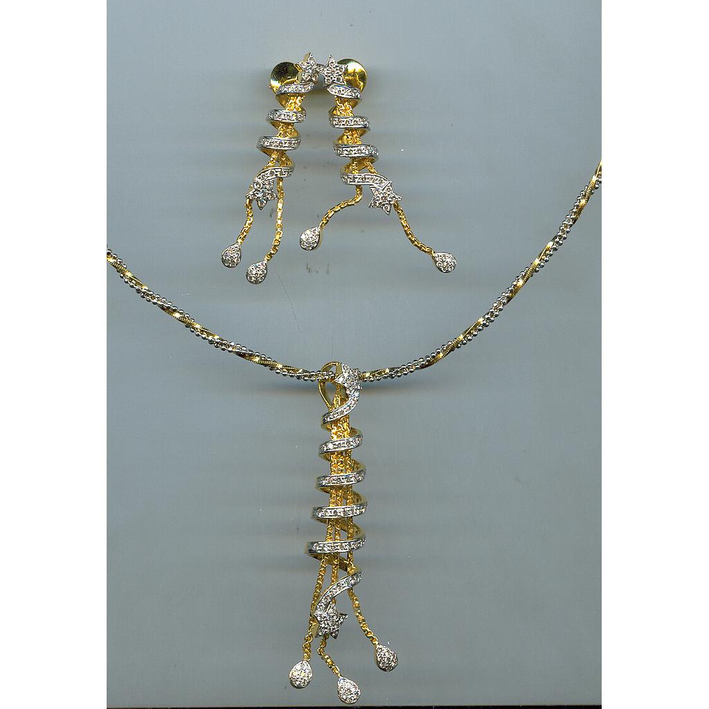 DIAMOND FULL SET PENDENT FANCY