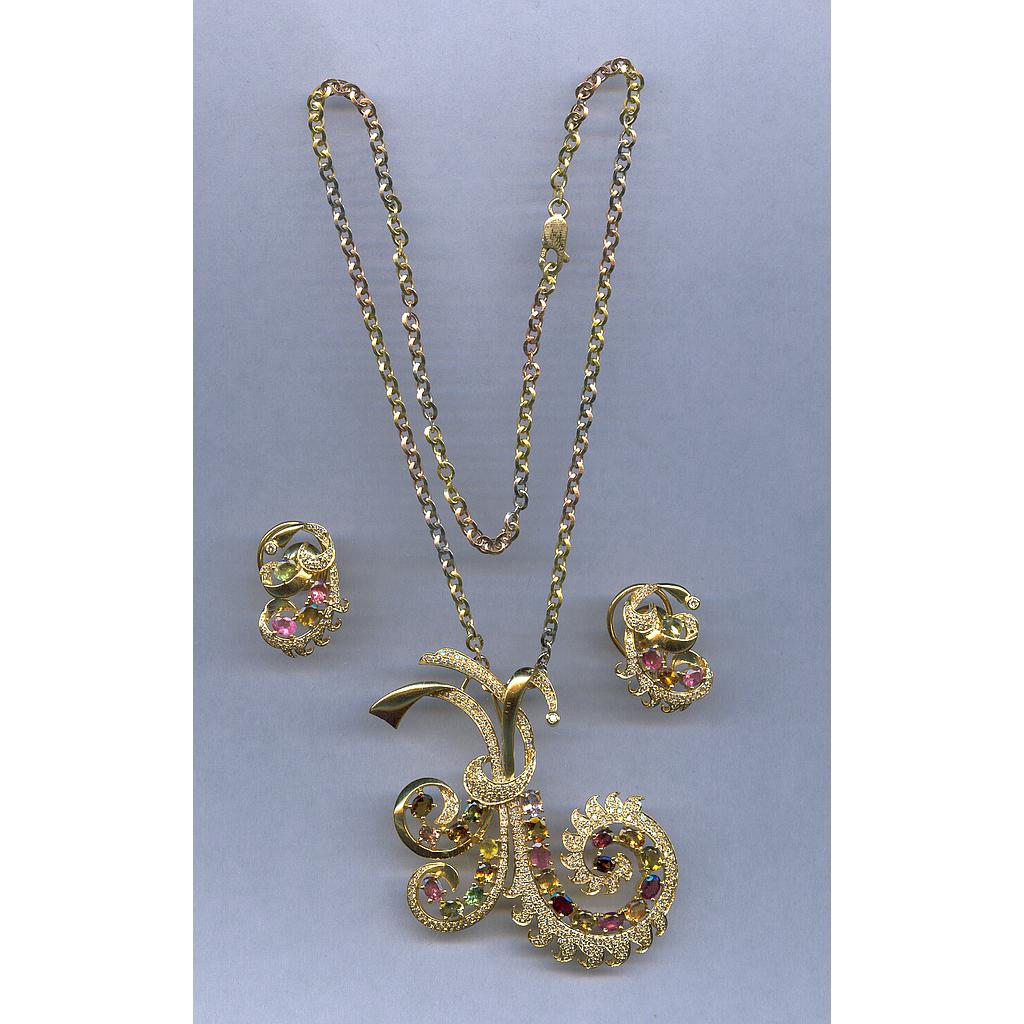 DIAMOND FULL SET PENDENT FANCY