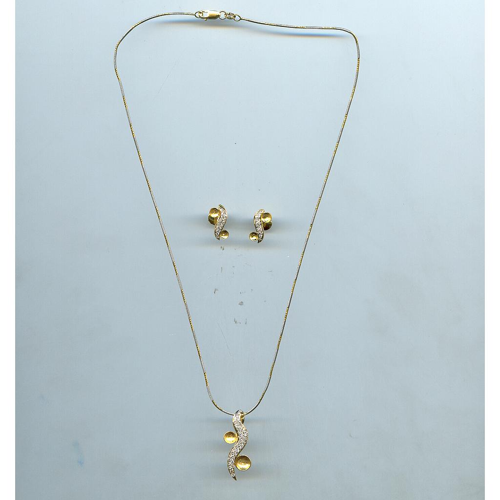 DIAMOND FULL SET PENDENT FANCY