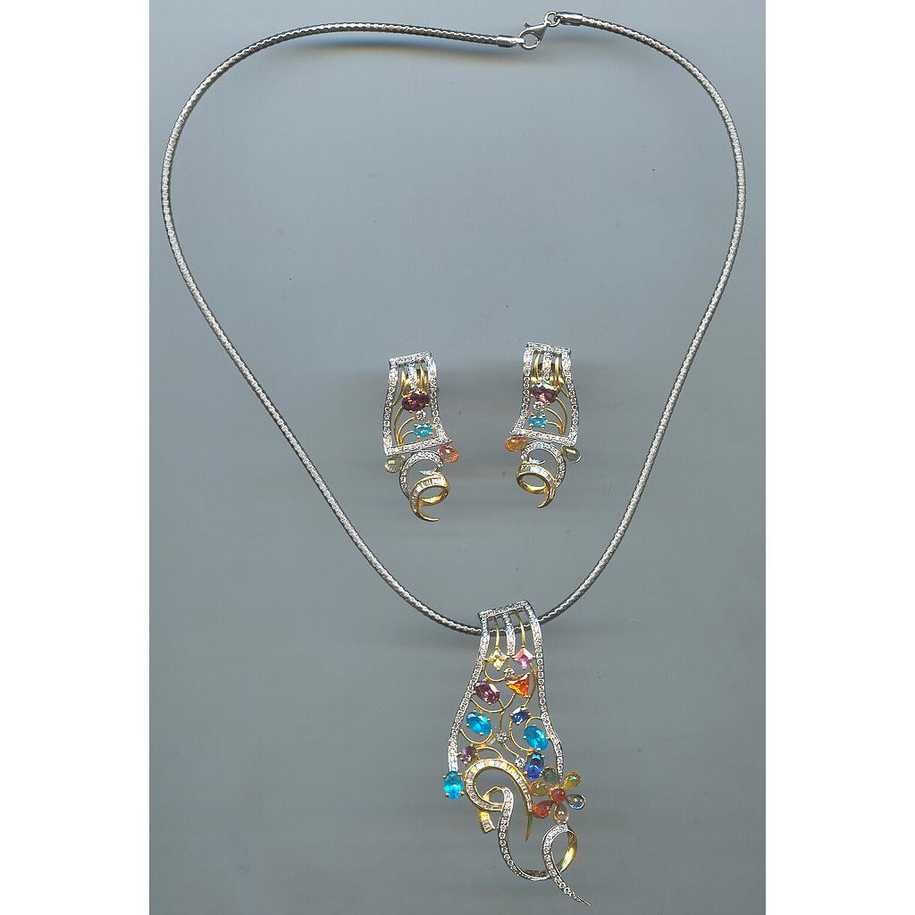 DIAMOND FULL SET PENDENT FANCY