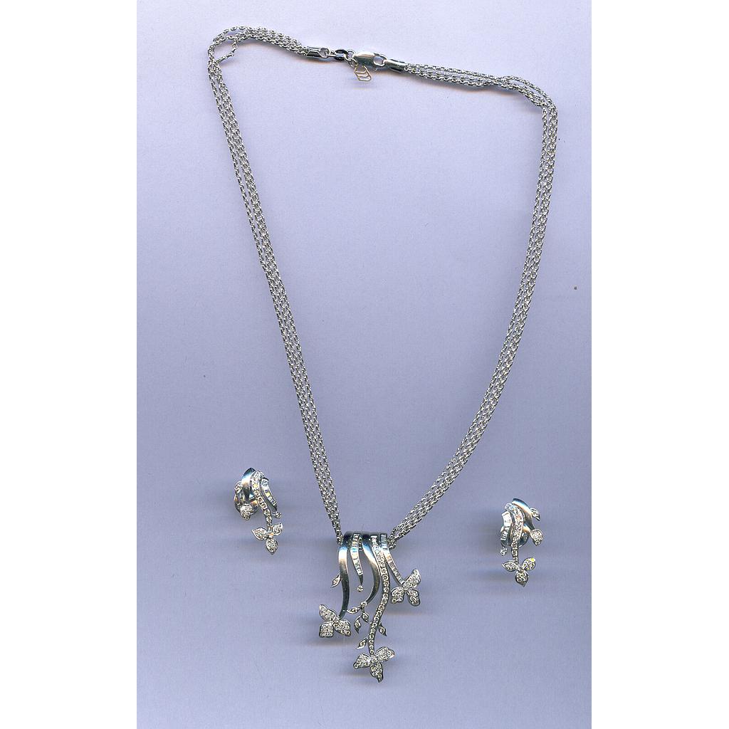 DIAMOND FULL SET PENDENT FANCY