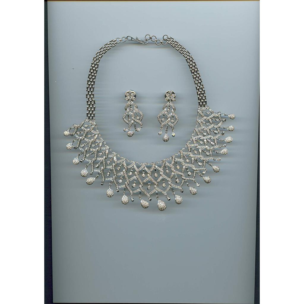 DIAMOND HALF SET LONG ANTIQUE