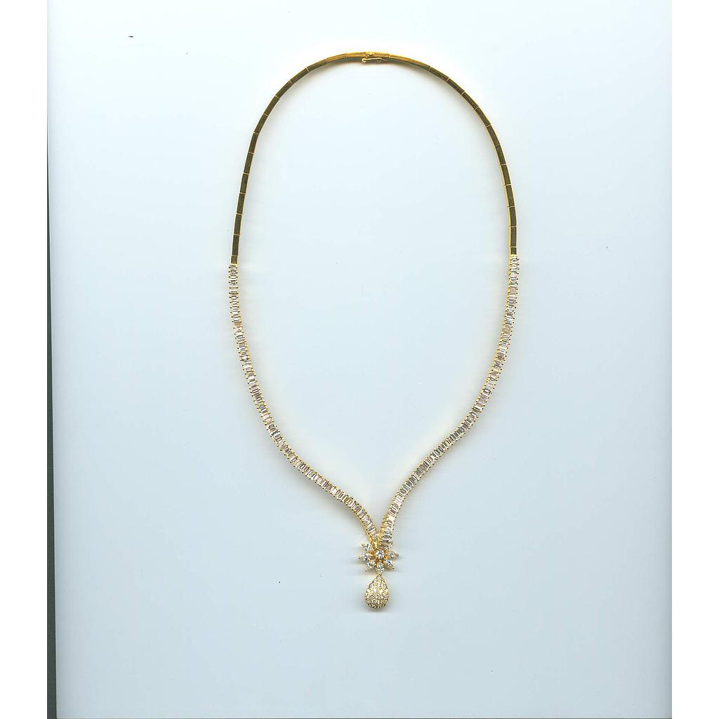 DIAMOND HALF SET LONG ANTIQUE