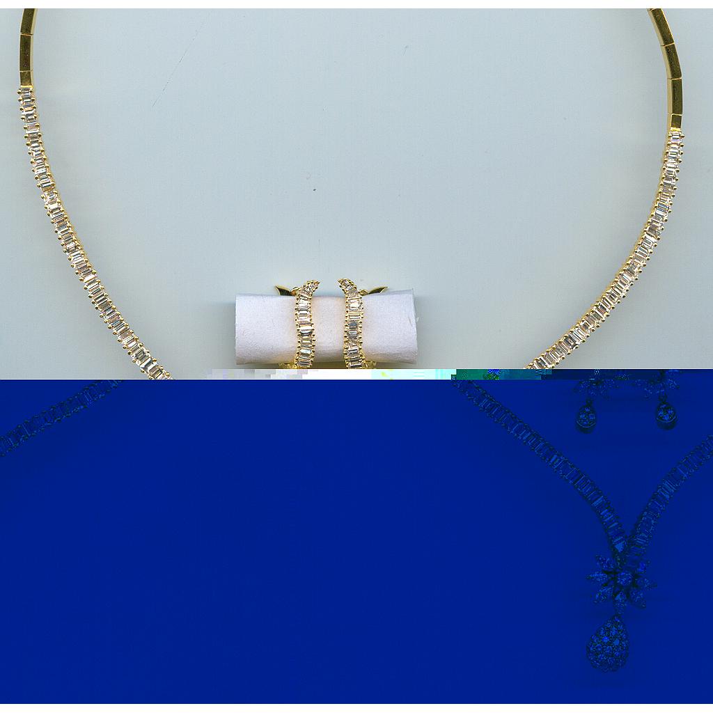 DIAMOND HALF SET LONG ANTIQUE