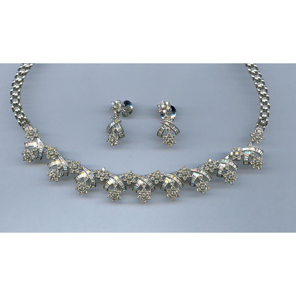 DIAMOND HALF SET LONG ANTIQUE