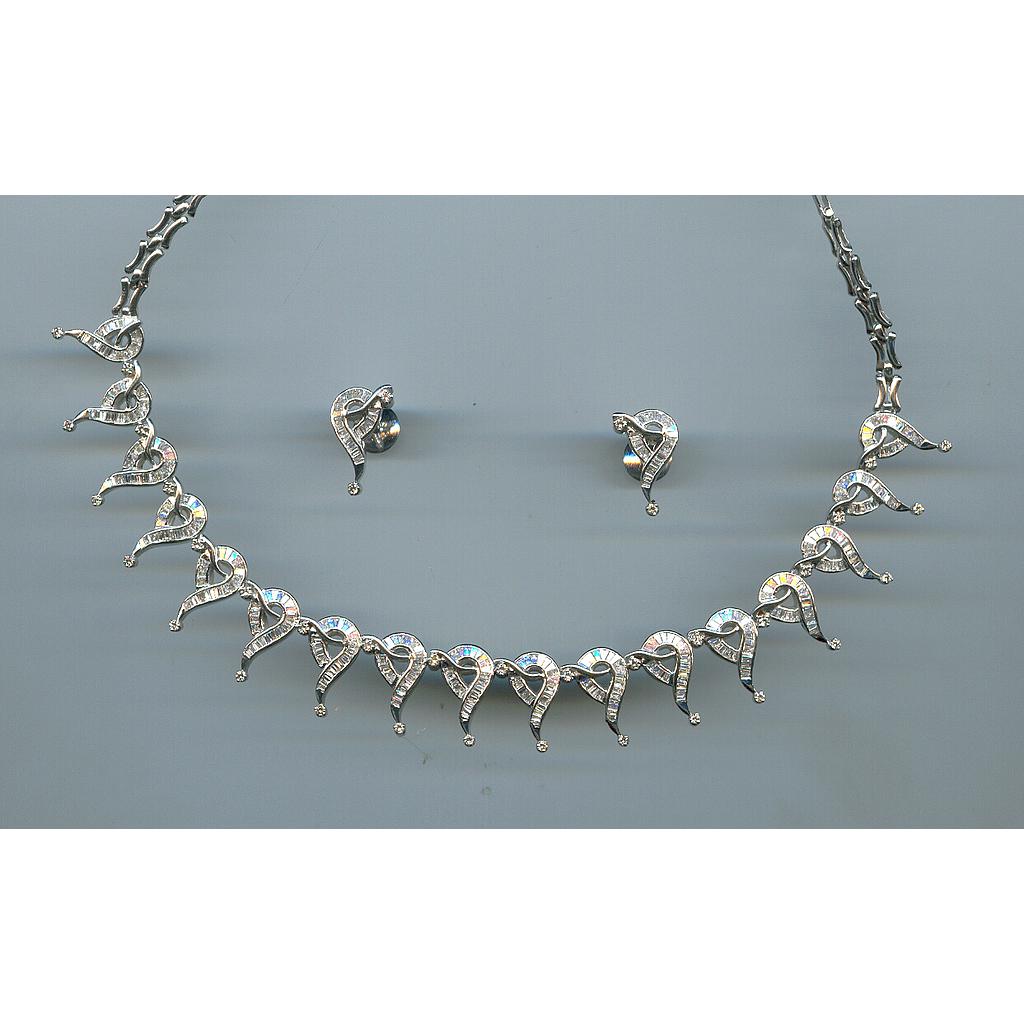 DIAMOND HALF SET LONG ANTIQUE