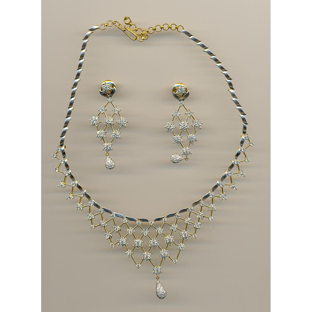 DIAMOND HALF SET LONG DESIGNER