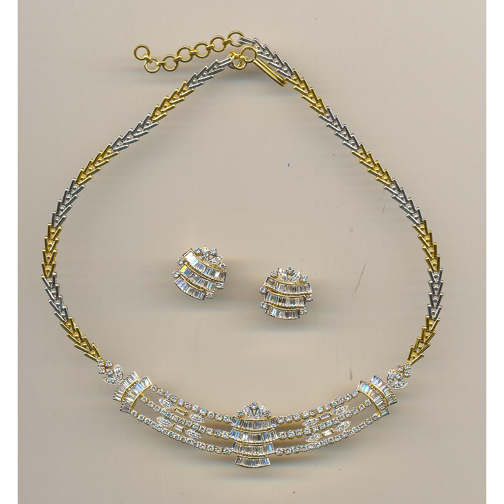 DIAMOND HALF SET LONG DESIGNER