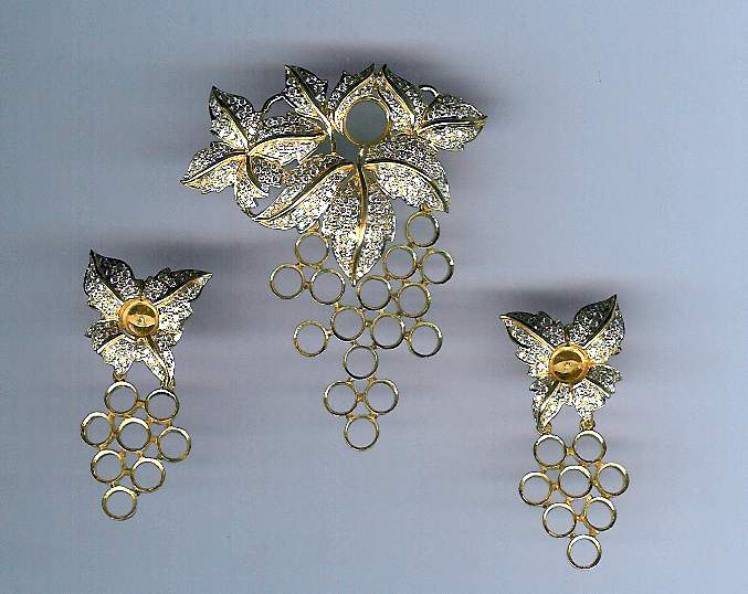 DIAMOND HALF SET LONG DESIGNER