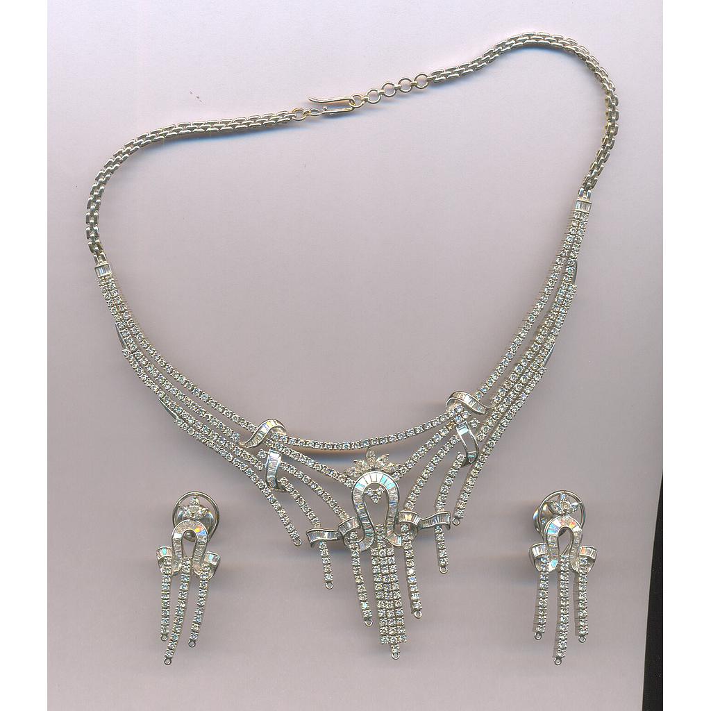 DIAMOND HALF SET LONG DESIGNER
