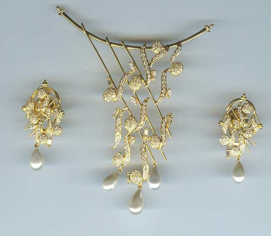 DIAMOND HALF SET LONG DESIGNER