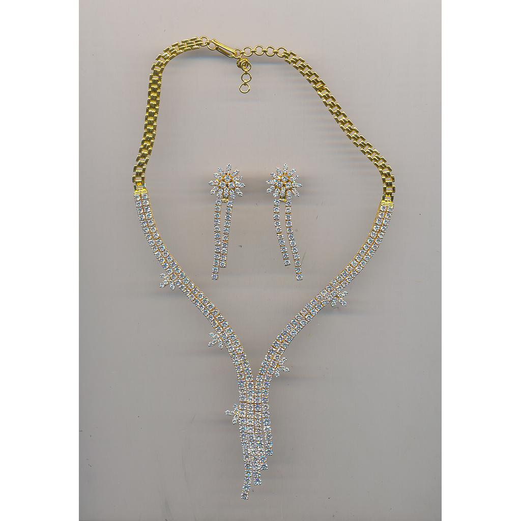 DIAMOND HALF SET LONG DESIGNER