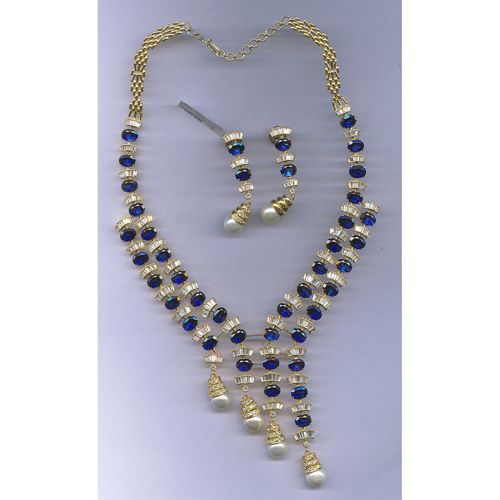 DIAMOND HALF SET LONG DESIGNER