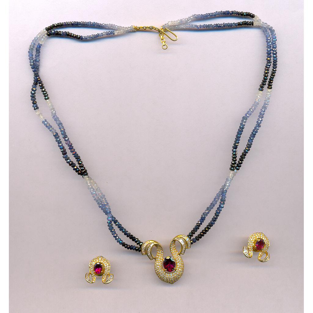 DIAMOND HALF SET LONG DESIGNER