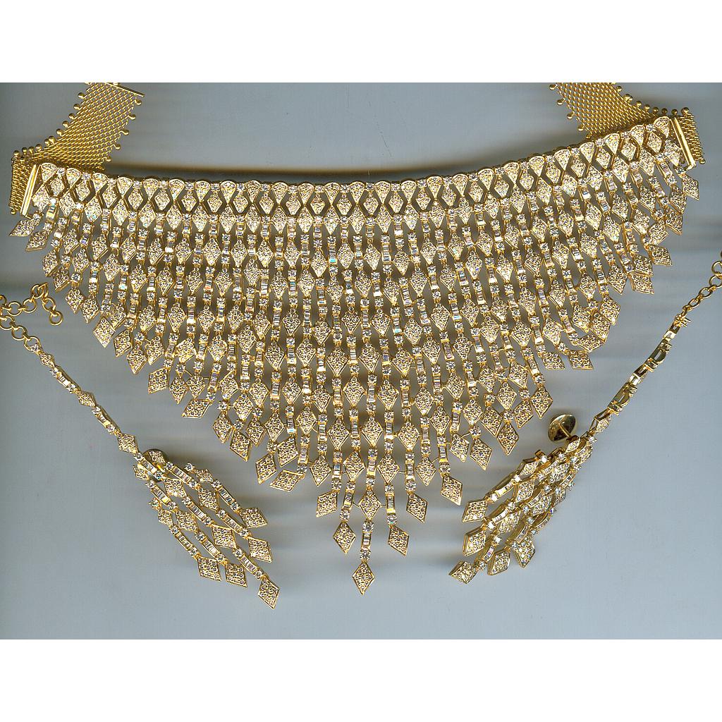 DIAMOND HALF SET LONG DESIGNER