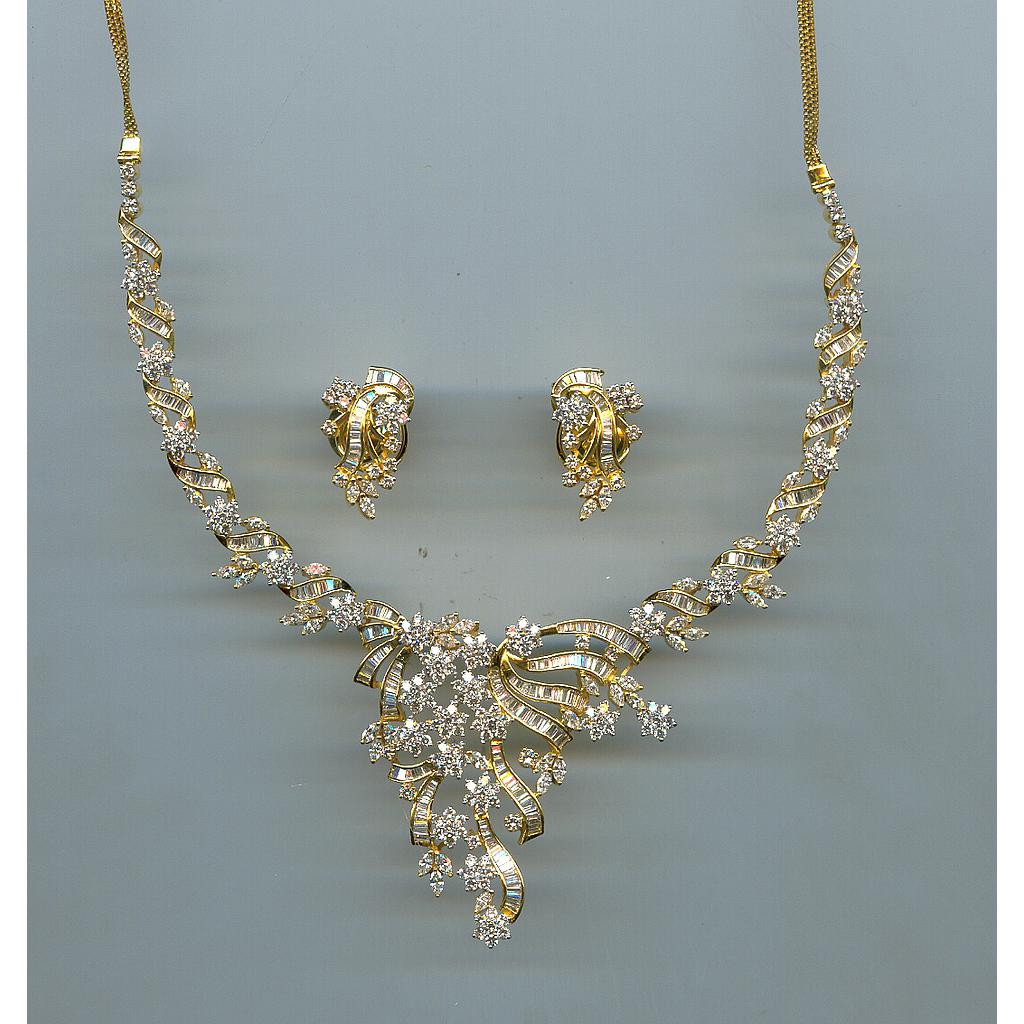 DIAMOND HALF SET LONG DESIGNER