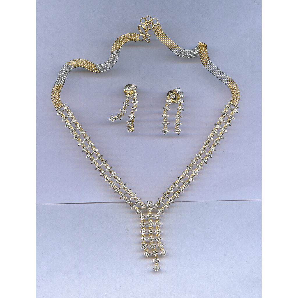 DIAMOND HALF SET LONG DESIGNER