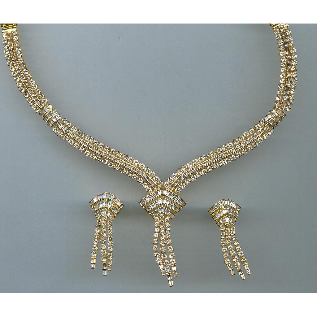 DIAMOND HALF SET LONG FANCY