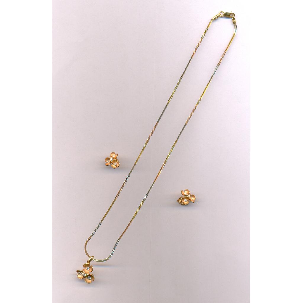DIAMOND HALF SET PENDENT DESIGNER