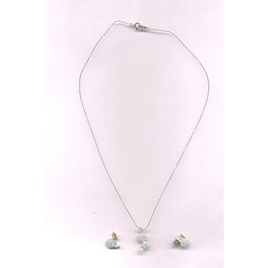 DIAMOND HALF SET PENDENT DESIGNER