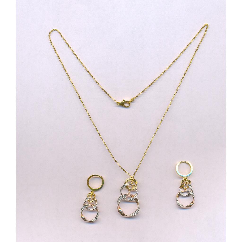 DIAMOND HALF SET PENDENT DESIGNER