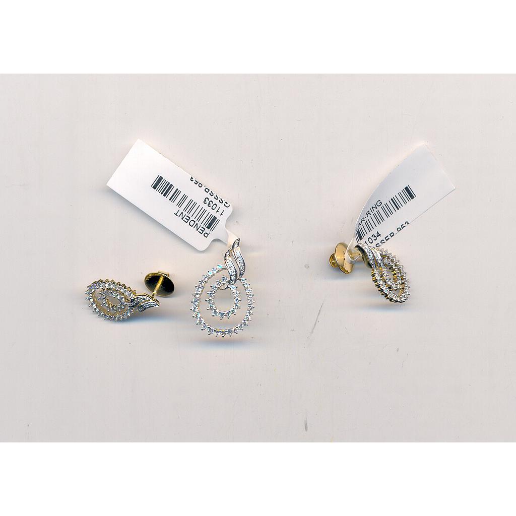 DIAMOND HALF SET PENDENT EXCLUSIVE