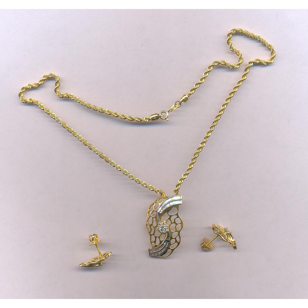 DIAMOND HALF SET PENDENT GENERAL