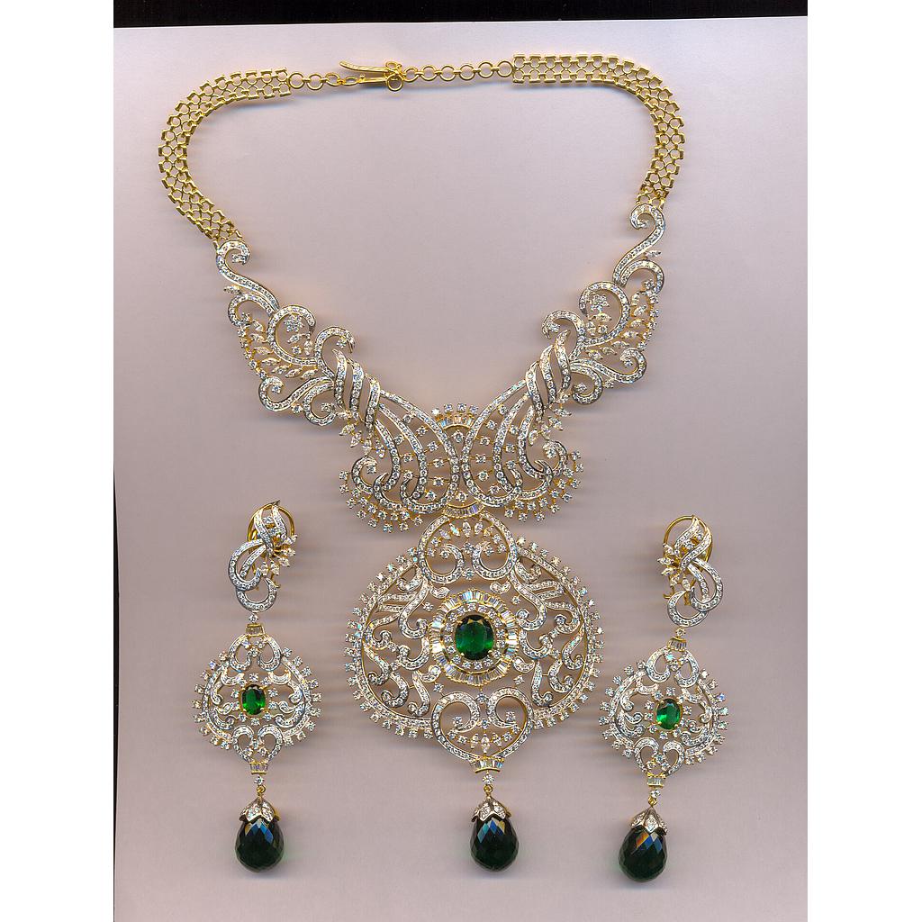 DIAMOND HALF SET ROUND FANCY