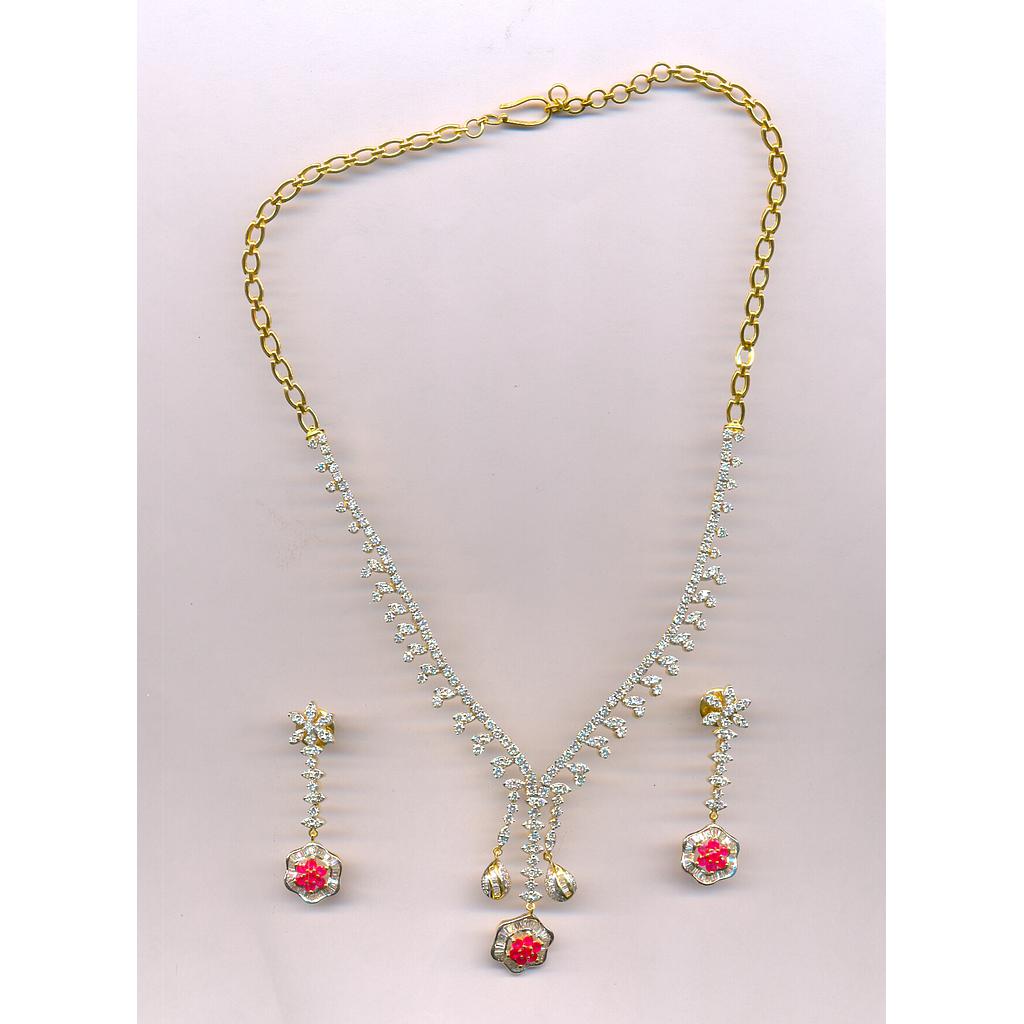 DIAMOND HALF SET ROUND FANCY