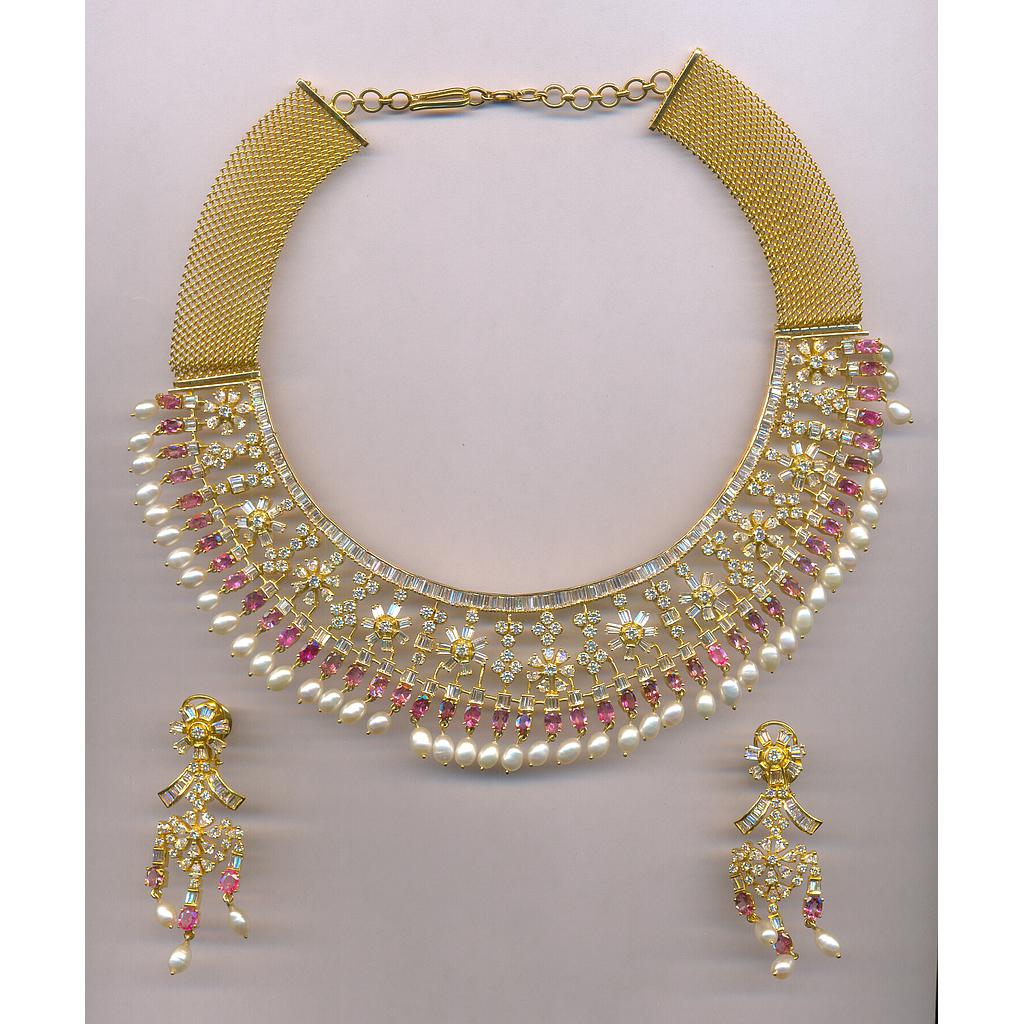 DIAMOND HALF SET ROUND FANCY