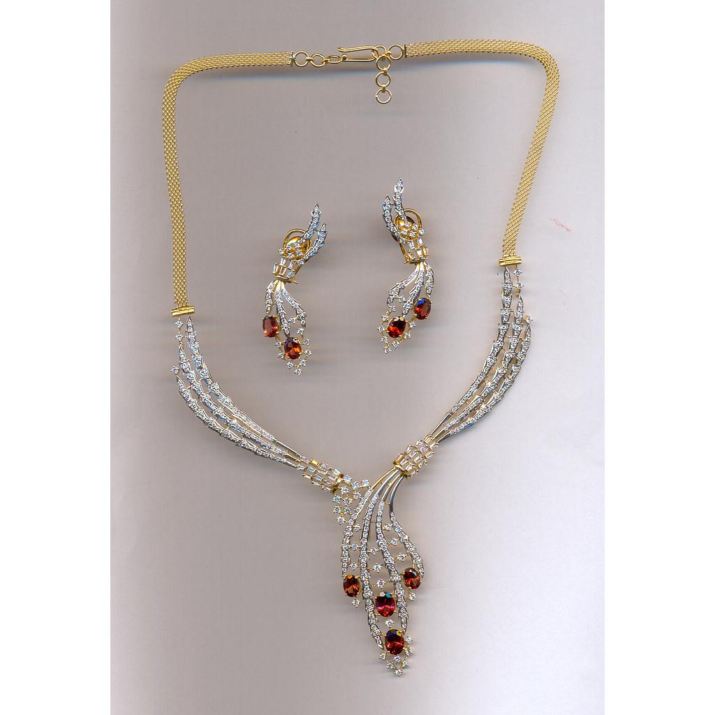 DIAMOND HALF SET ROUND FANCY