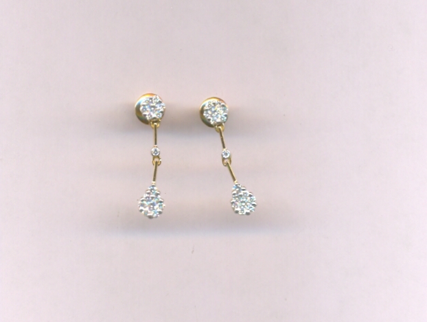 DIAMOND EARHANGING FANCY