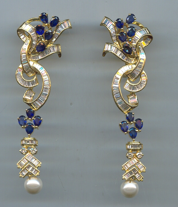 DIAMOND EARHANGING FANCY