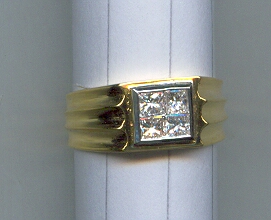 DIAMOND RING GENTS FANCY