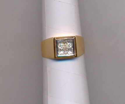 DIAMOND RING GENTS FANCY
