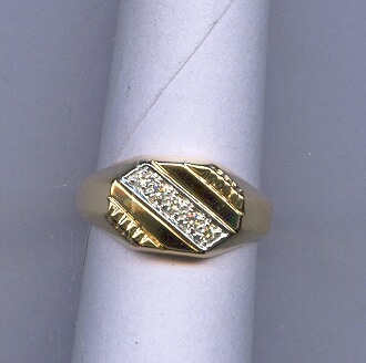 DIAMOND RING GENTS FANCY