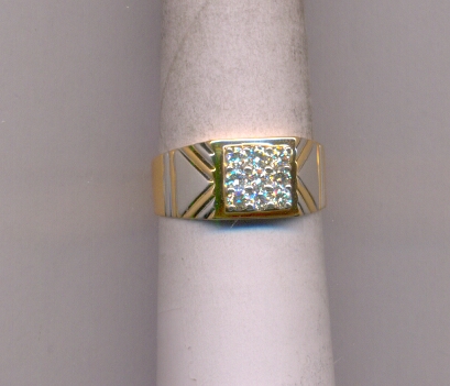 DIAMOND RING GENTS FANCY